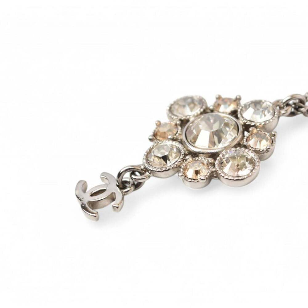 CHANEL Authentic Silver Logo Necklace - Picture 5 of 8